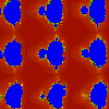 4D map of the Bristor set focused on the M-Set at origin